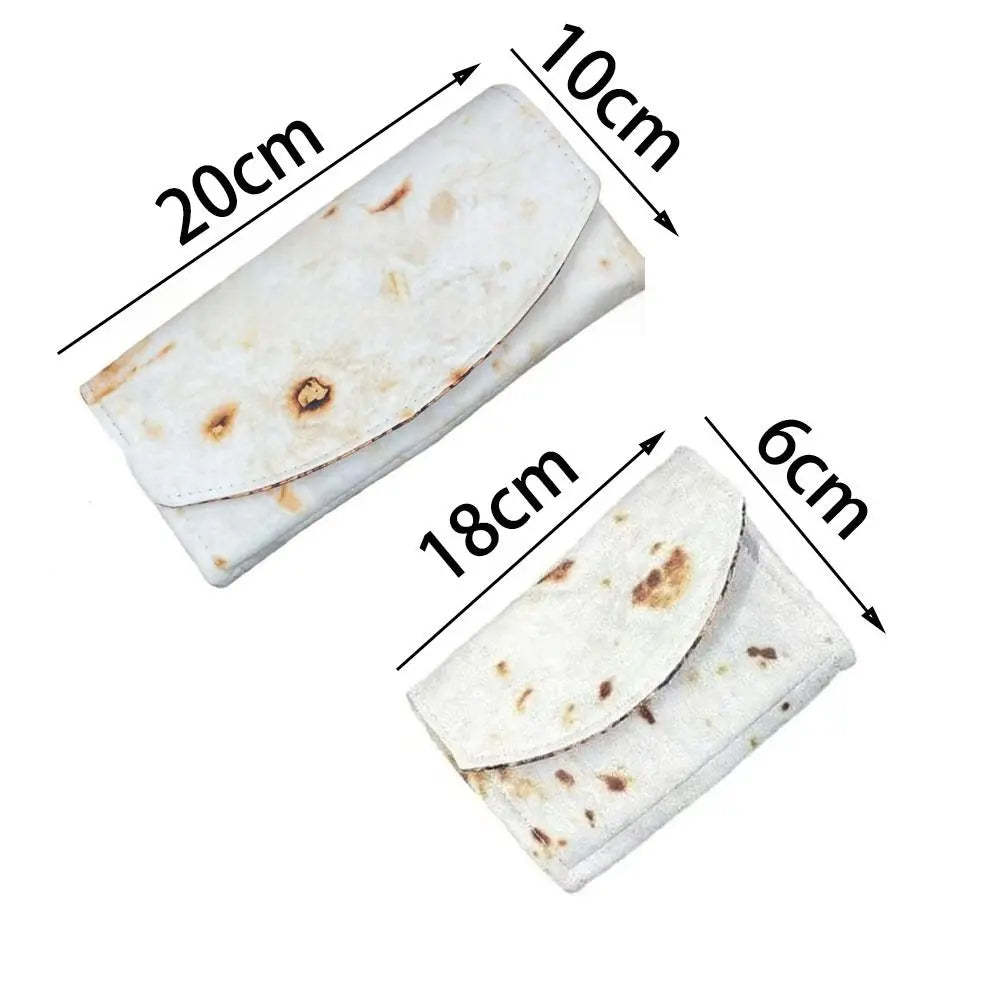 New Multiple Compartments Burrito Wallet Foldable Burrito Coin Purse with Card Slots Card Holder