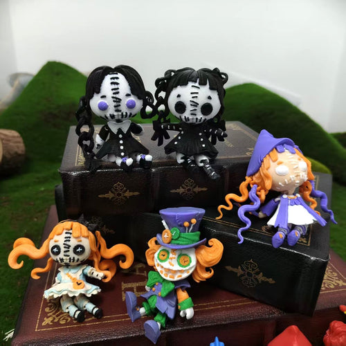 3D Printed Halloween Horror Doll Alice Clown Articulated Toy Figure Series