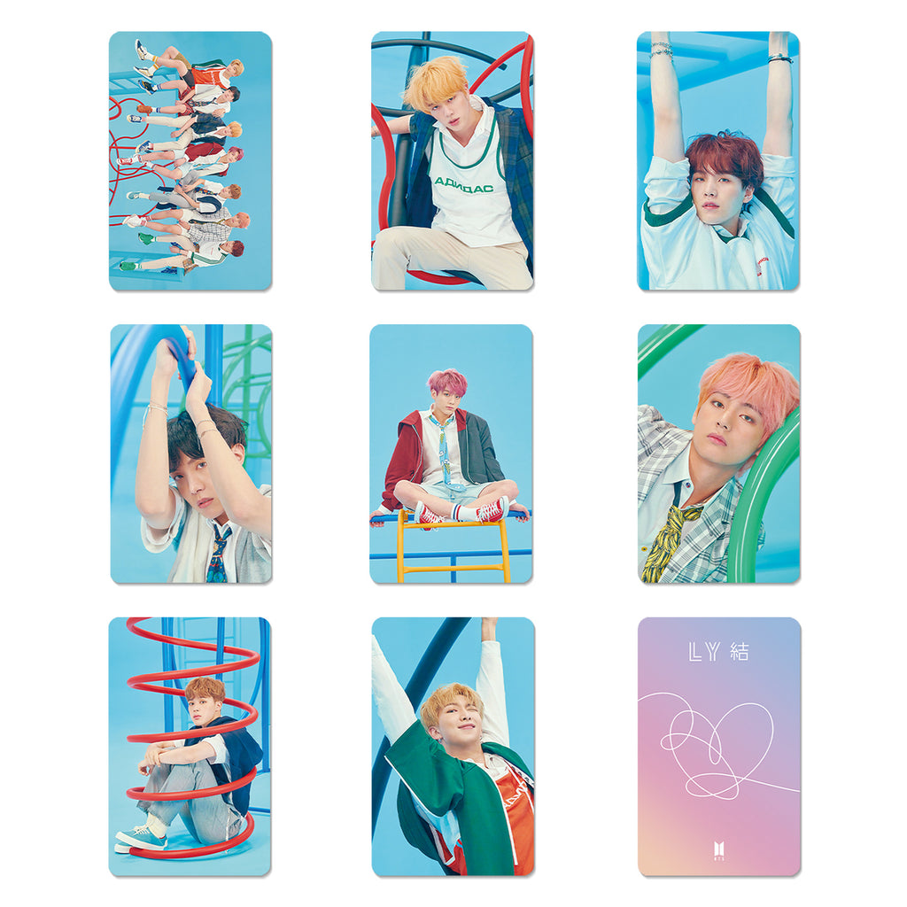 Bulletproof Youth League Plastic Card Hard Card Love Yourself Knot Answer Surrounding PVC Card Set Of 8
