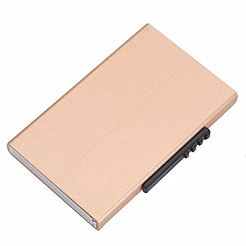 Women Men Card Holder RFID Card Wallet High Quality Business Aluminum Card Box Travel Purse Creative Card Holders