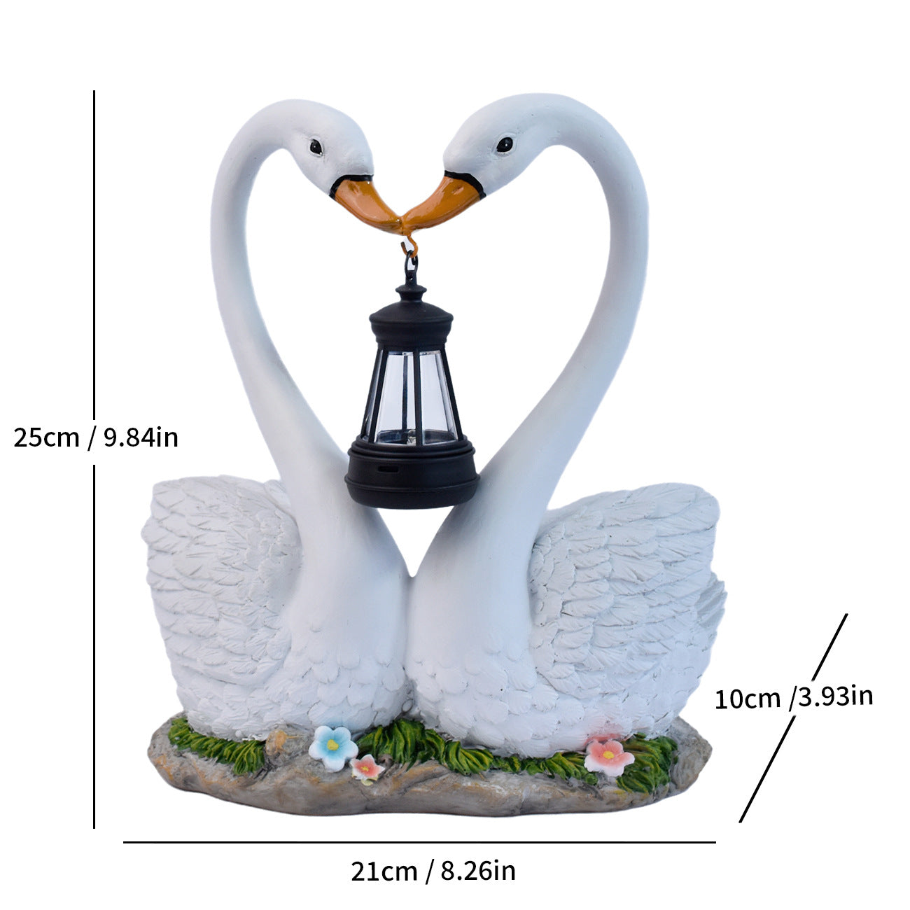 Realistic White Duck Decoration Outdoor Garden Solar Light Ornament for Villa and Courtyard Creative Decor