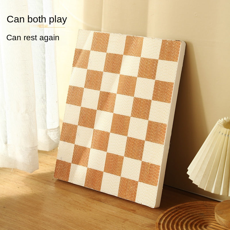 Creative New Design Steak Corrugated Cat Scratcher, Cat Claw Sharpening Rest Toy, Anti-Scratch Wall-Mounted Standing Cat Toy