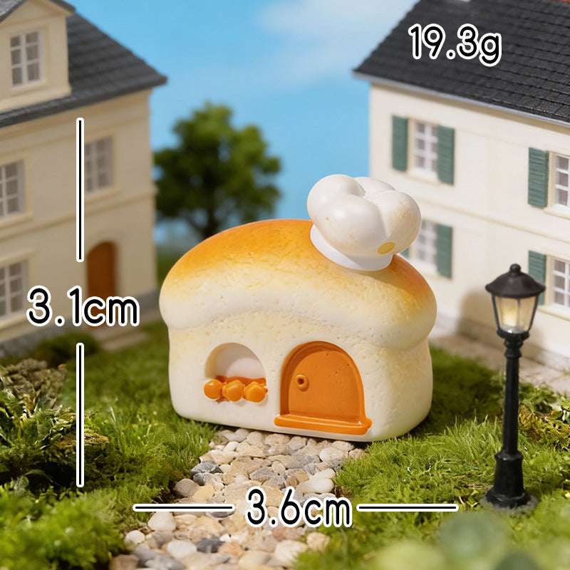 Miniature Landscape Creative Simulation Cartoon Castle House Garden Decoration DIY Ornament Moss Elegant Small Decorative Item