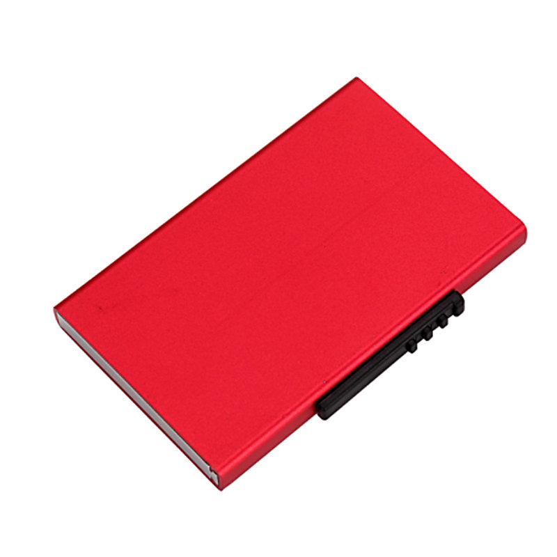 Women Men Card Holder RFID Card Wallet High Quality Business Aluminum Card Box Travel Purse Creative Card Holders