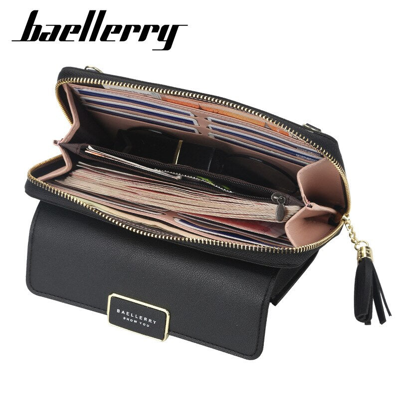 Fashion Long Women Wallets High Quality Sequined PU Leather Card Holder Female Purse Zipper Brand Wallet For Girl
