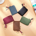 Fashion Genuine Leather Women Wallets Clutch Female Short Small Coin Purse Brand Designer Soft Mini Card Cash Key Holder Pouch