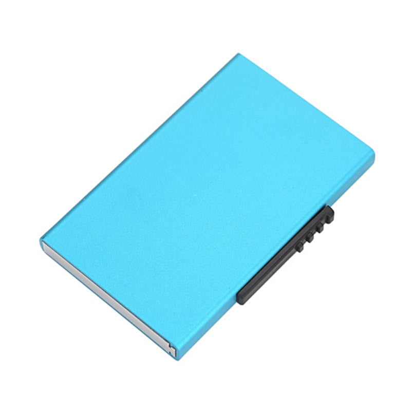 Women Men Card Holder RFID Card Wallet High Quality Business Aluminum Card Box Travel Purse Creative Card Holders